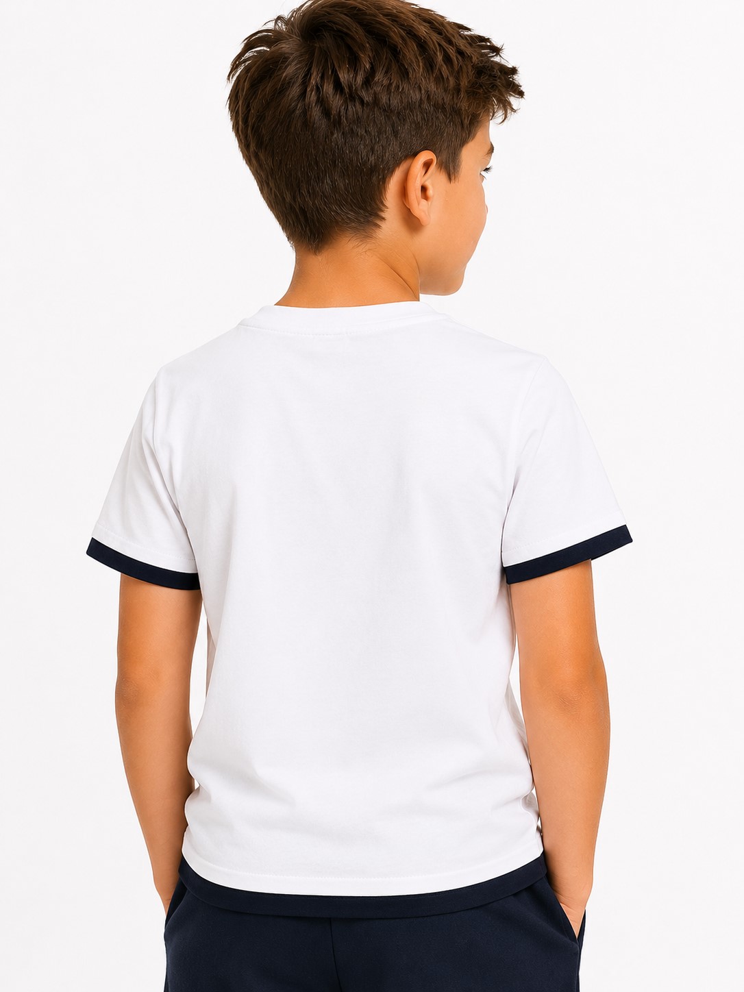 tricou baieti alb Something (2)