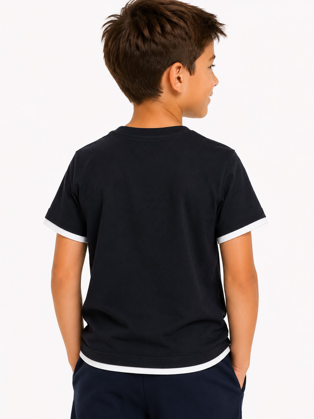tricou baieti negru Something