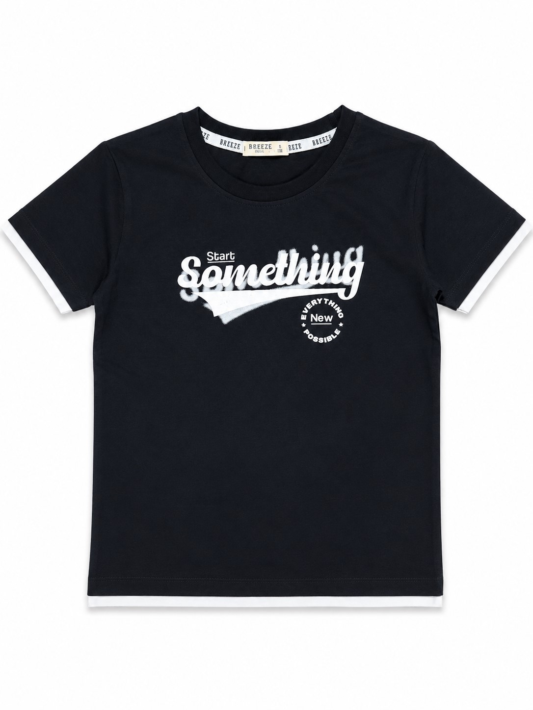 tricou baieti something negru (3)