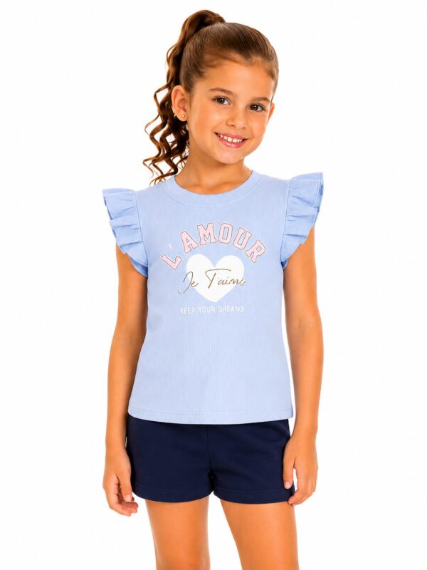 Tricou fete L'AMOUR lila