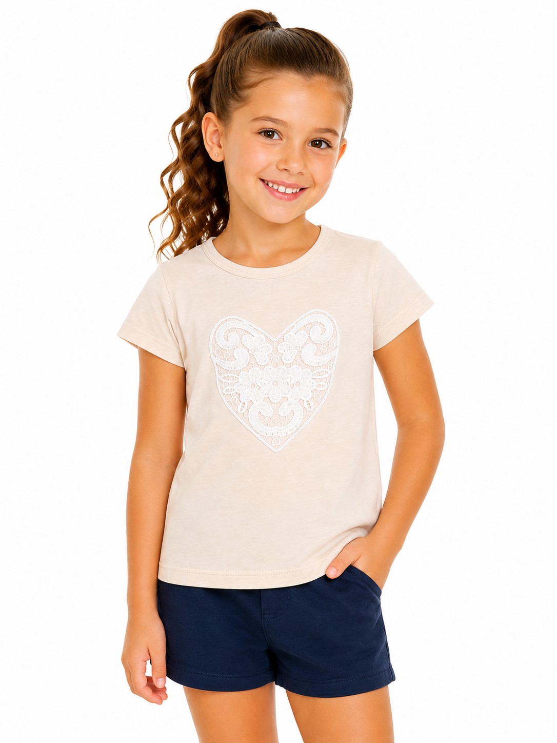 tricou fete piersica Heart (2)