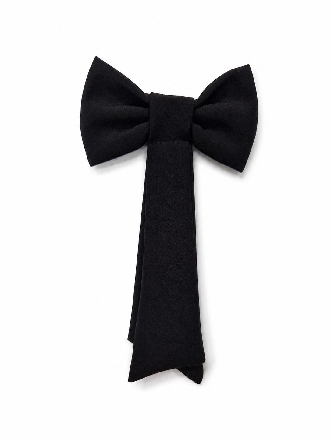 Fundă fete elegantă neagră cu panglici
