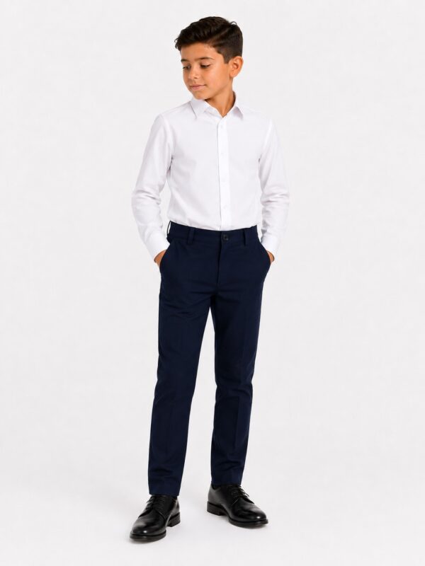 Pantaloni scoala baieti COSTI bumbac bleumarin