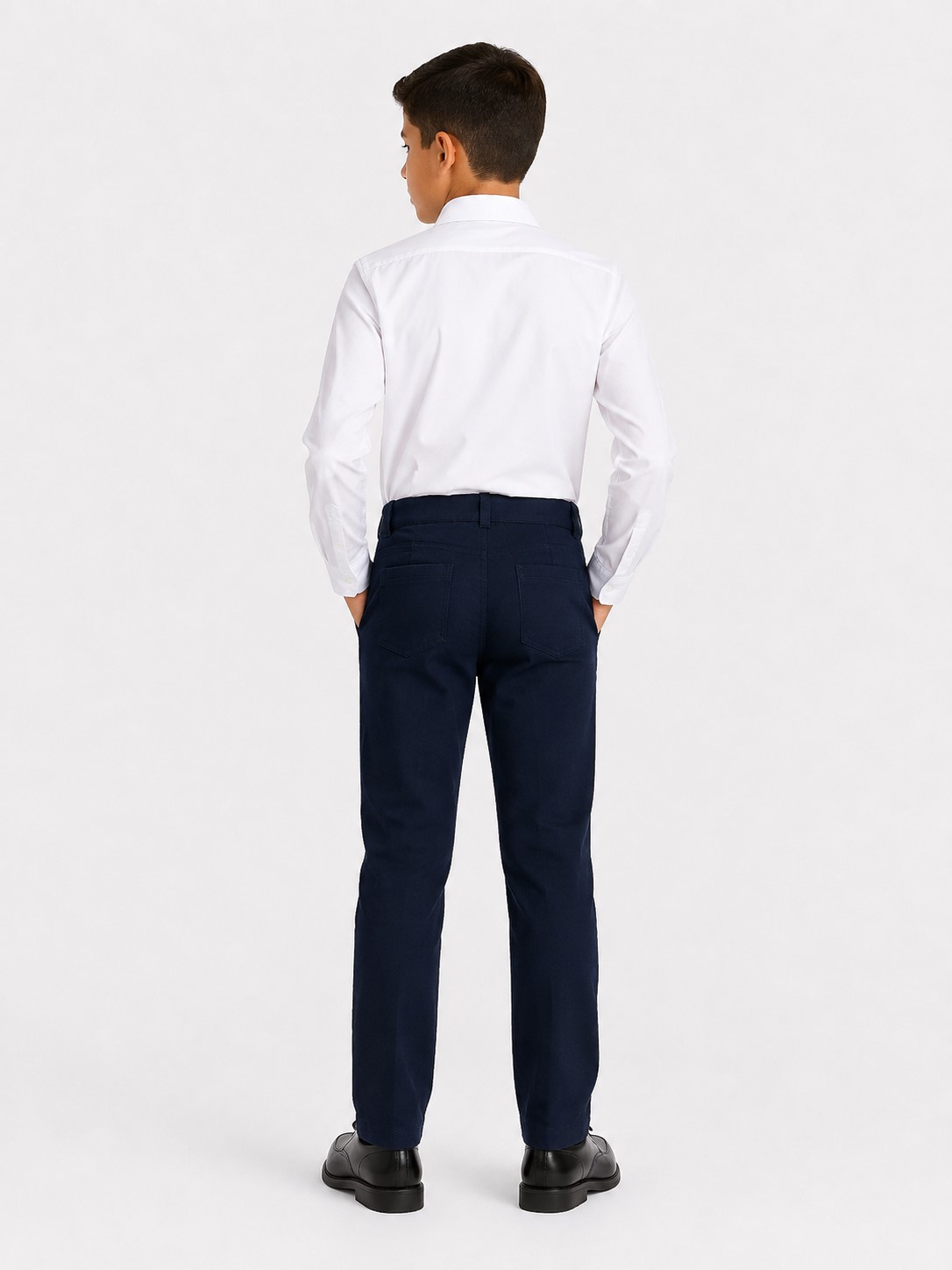 pantaloni baieti costi bumbac bleumarin1