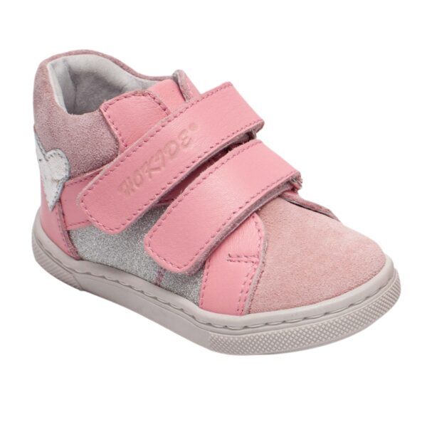 Ghete fete piele naturala HK roz 19-25