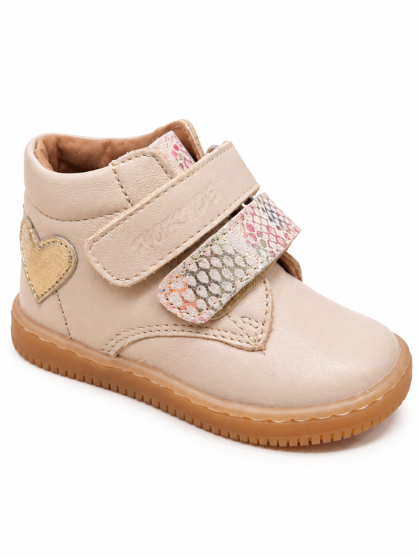 Ghete fete piele naturala HK Bej 19-25