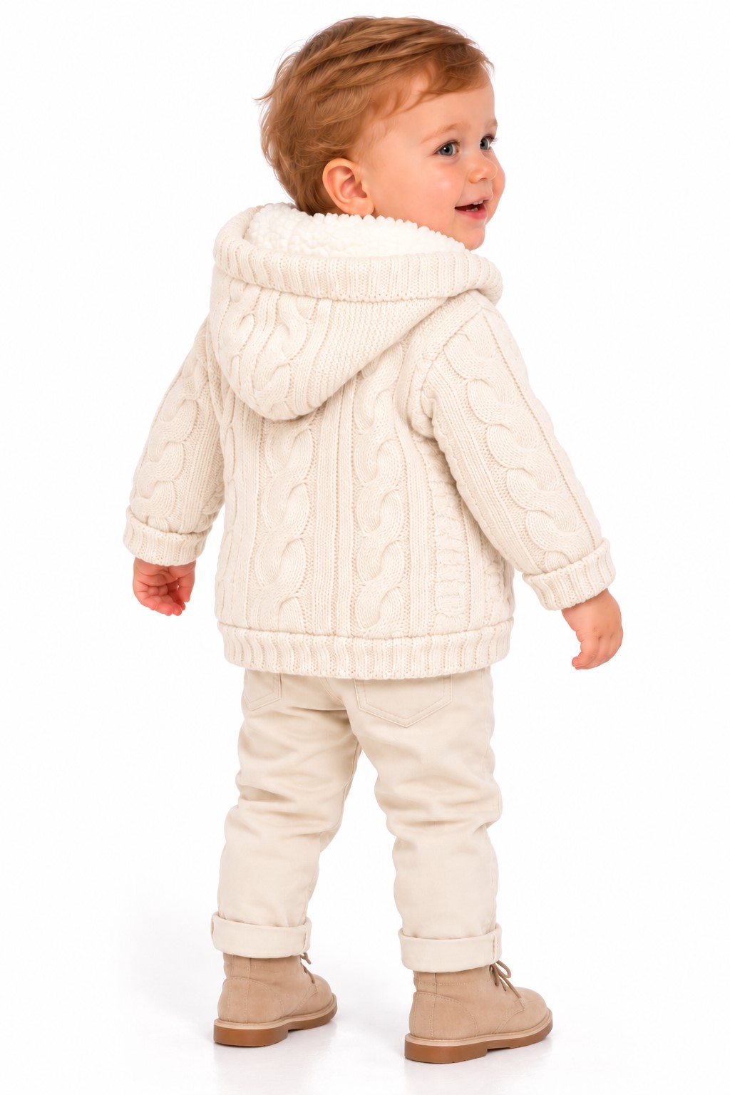 cardigan tricotat imblanit bebelusi crem1