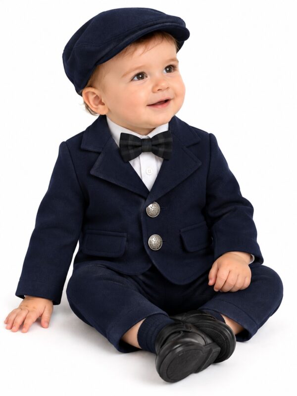 Costum botez baieti PATRICK bleumarin