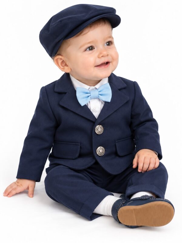 Costum botez baieti PATRICK bleumarin