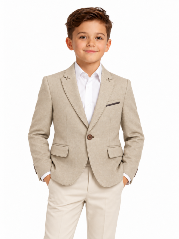 Sacou baieti elegant MARIO bej