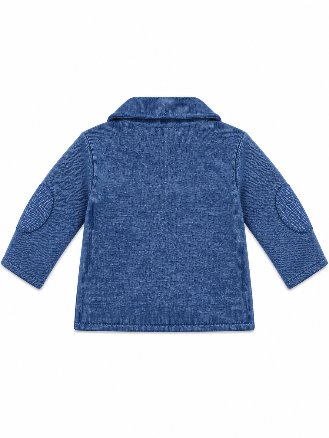 sacou tricotat bebelusi Razvan bleu blug1