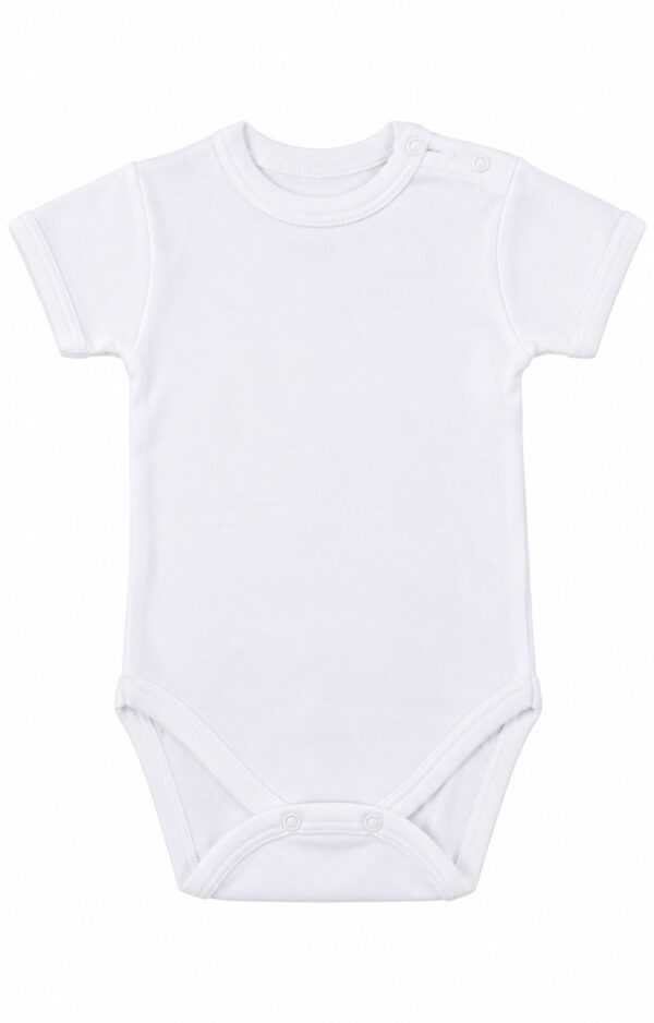 Body copii maneca scurta alb 12-24 luni