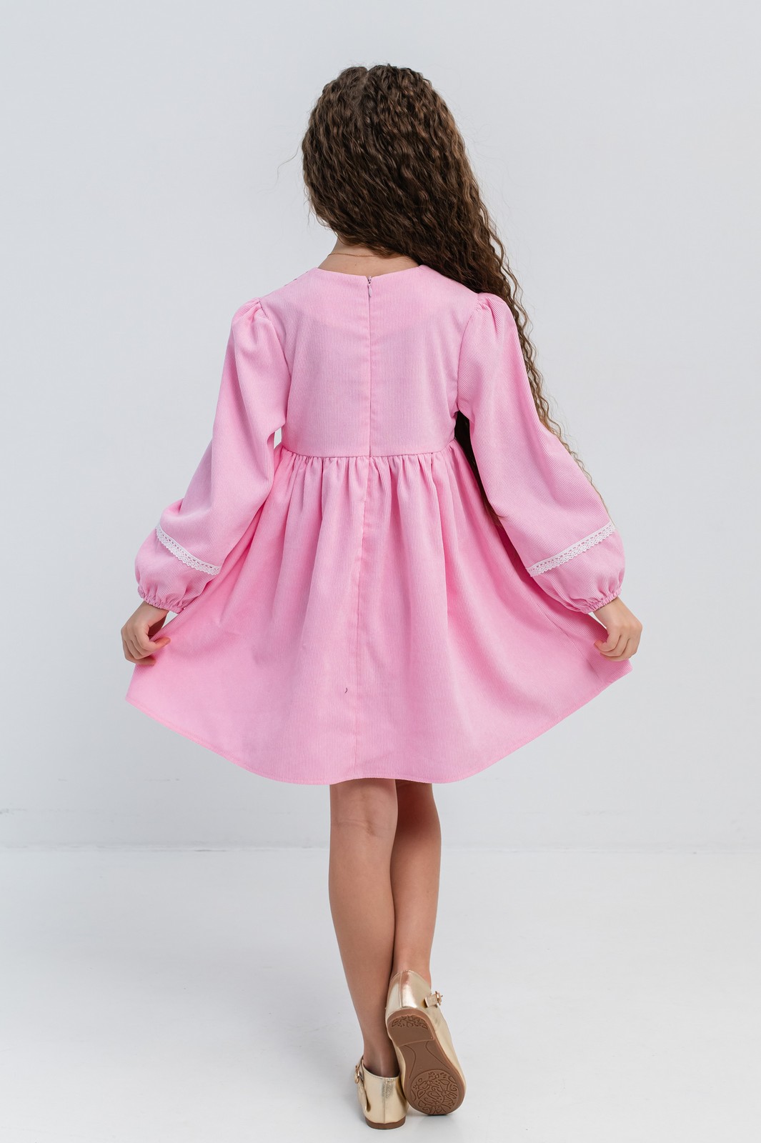 rochie catifea raiata fete HANNY (30)
