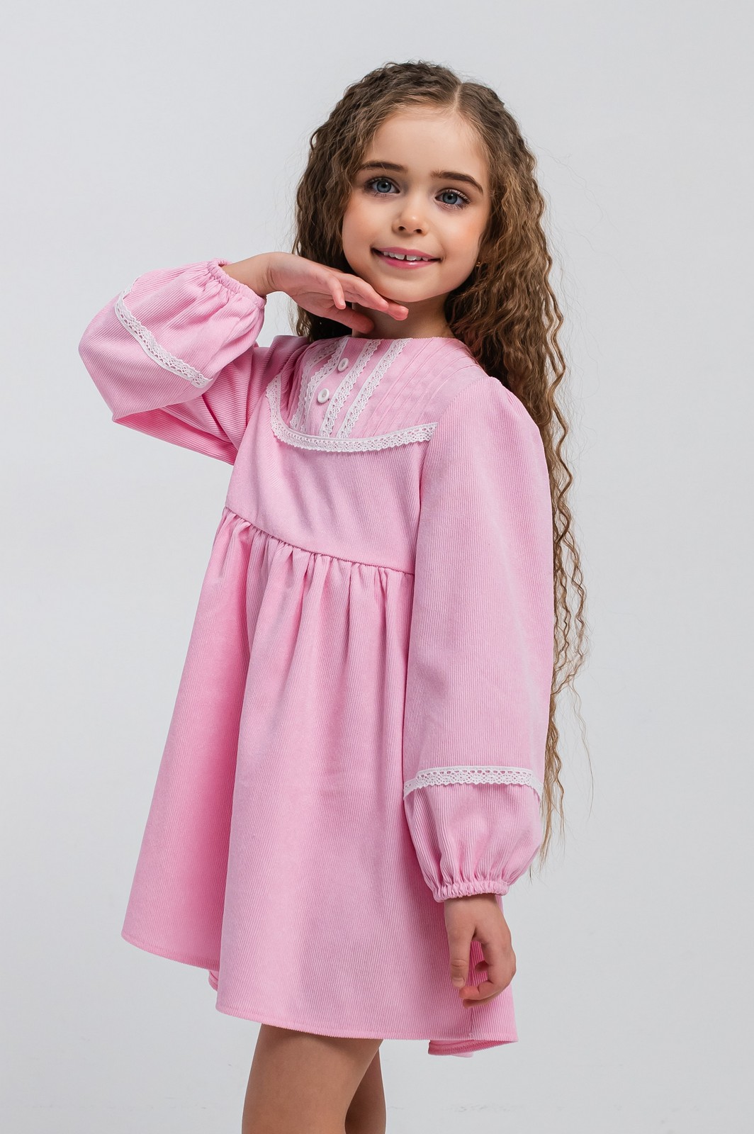 rochie catifea raiata fete HANNY (39)